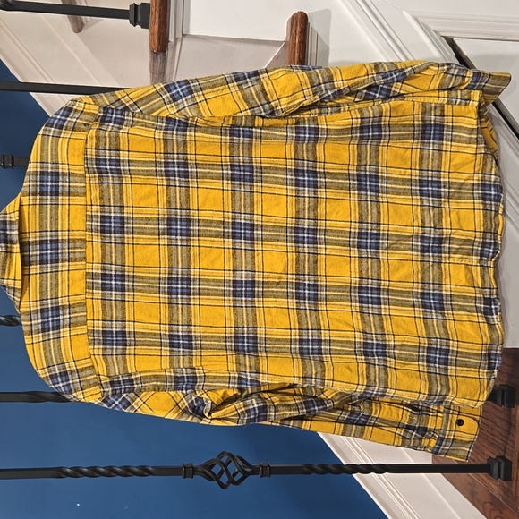 Copper Mountain - S flannel shirt, yellow. - Picture 3 of 3